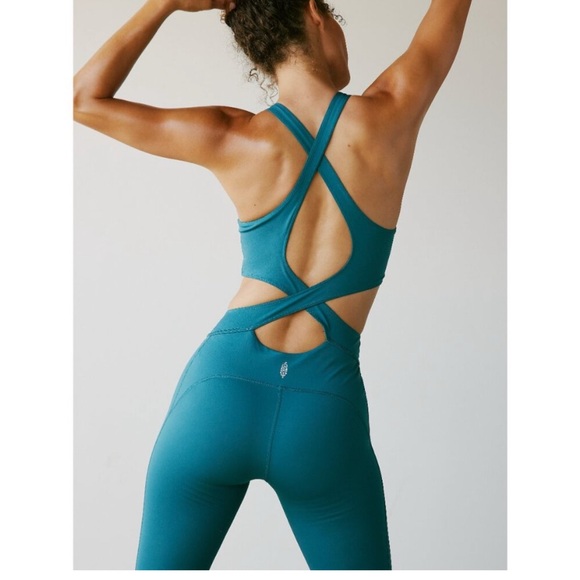 FP MOVEMENT Back It Up Onesie / Pacific New - Picture 1 of 16